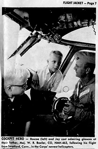 Marine Pilot and His Two Sons