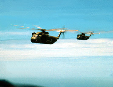 A flight of CH-53s