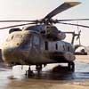 A CH-53 Is Waiting for Nose Gear Repairs