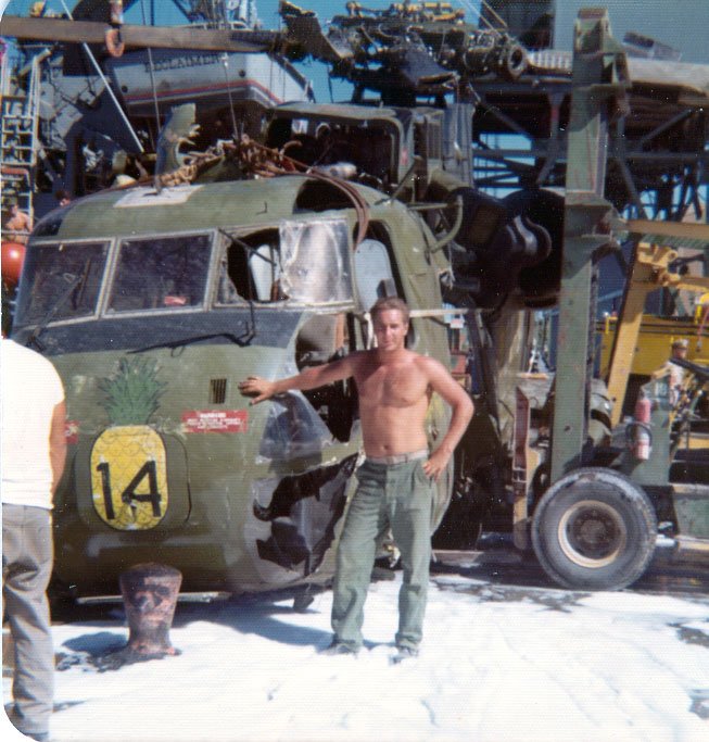 YH14 wreck aboard Navy Ship in Hawaii.