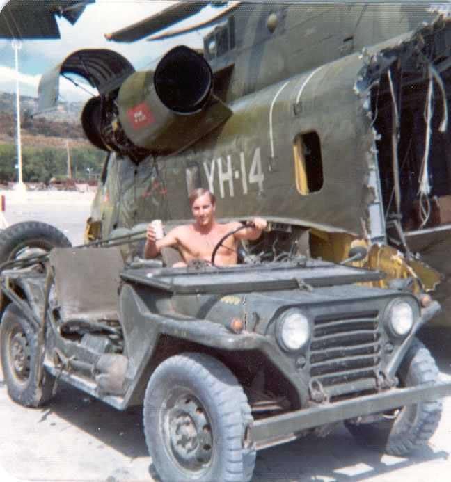 YH14 wreck aboard Navy Ship in Hawaii.