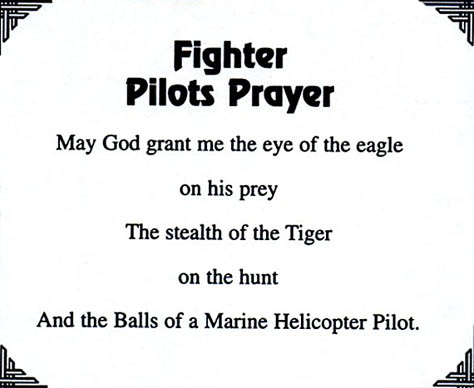 Fighter Jock's Prayer