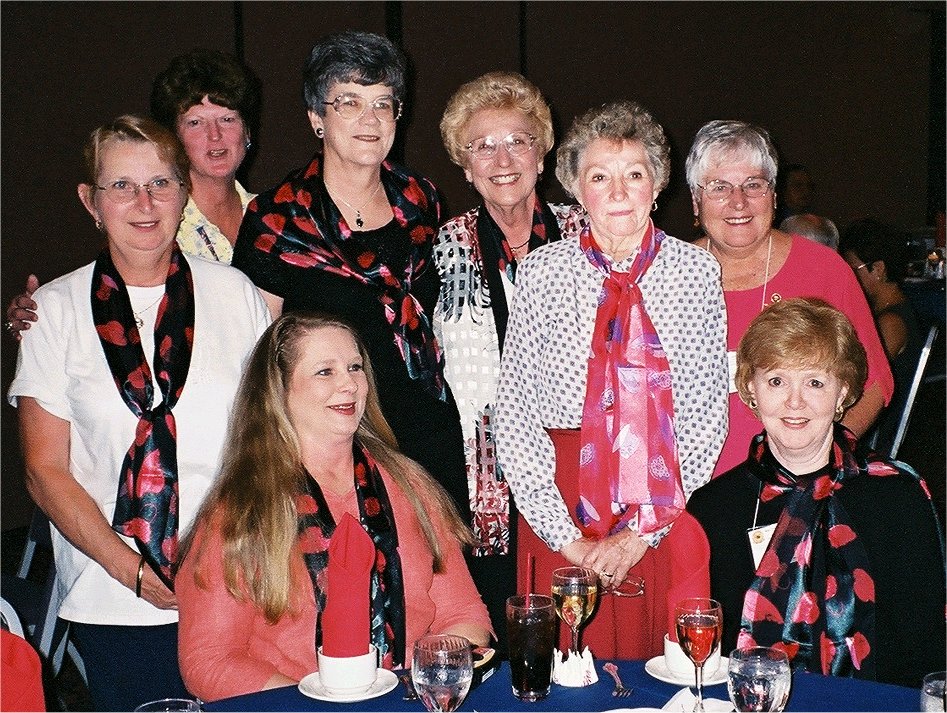 463 Ladies at dinner Saturday night. 