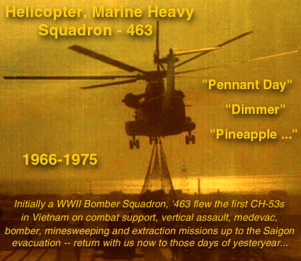 A ch-53 with an external load of napalm barrels.