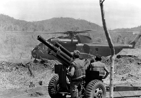 Arty Position 27 miles SW of DaNang