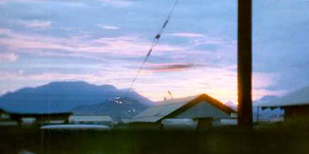 A typical, fair weather sunset