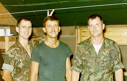 Three HMH-463 Lieutenants