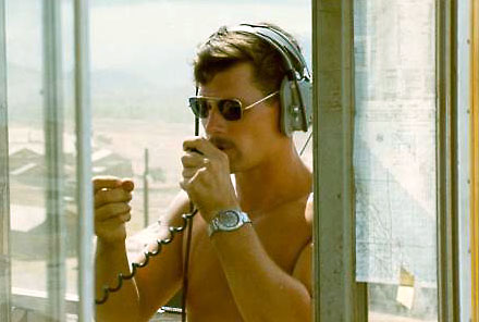The Marine ATC at LZ Ross