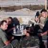 Four Squadron-mates at the EM Club